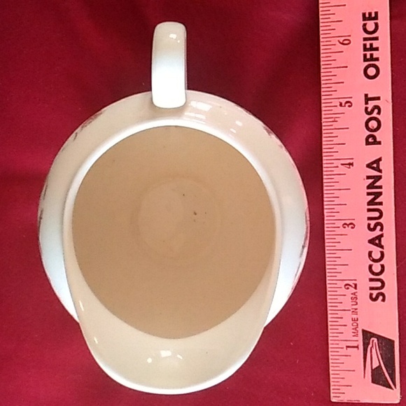 βοΈ Vintage English Ironstone TransferWare Creamer John Hancock Vintage - Picture 5 of 16